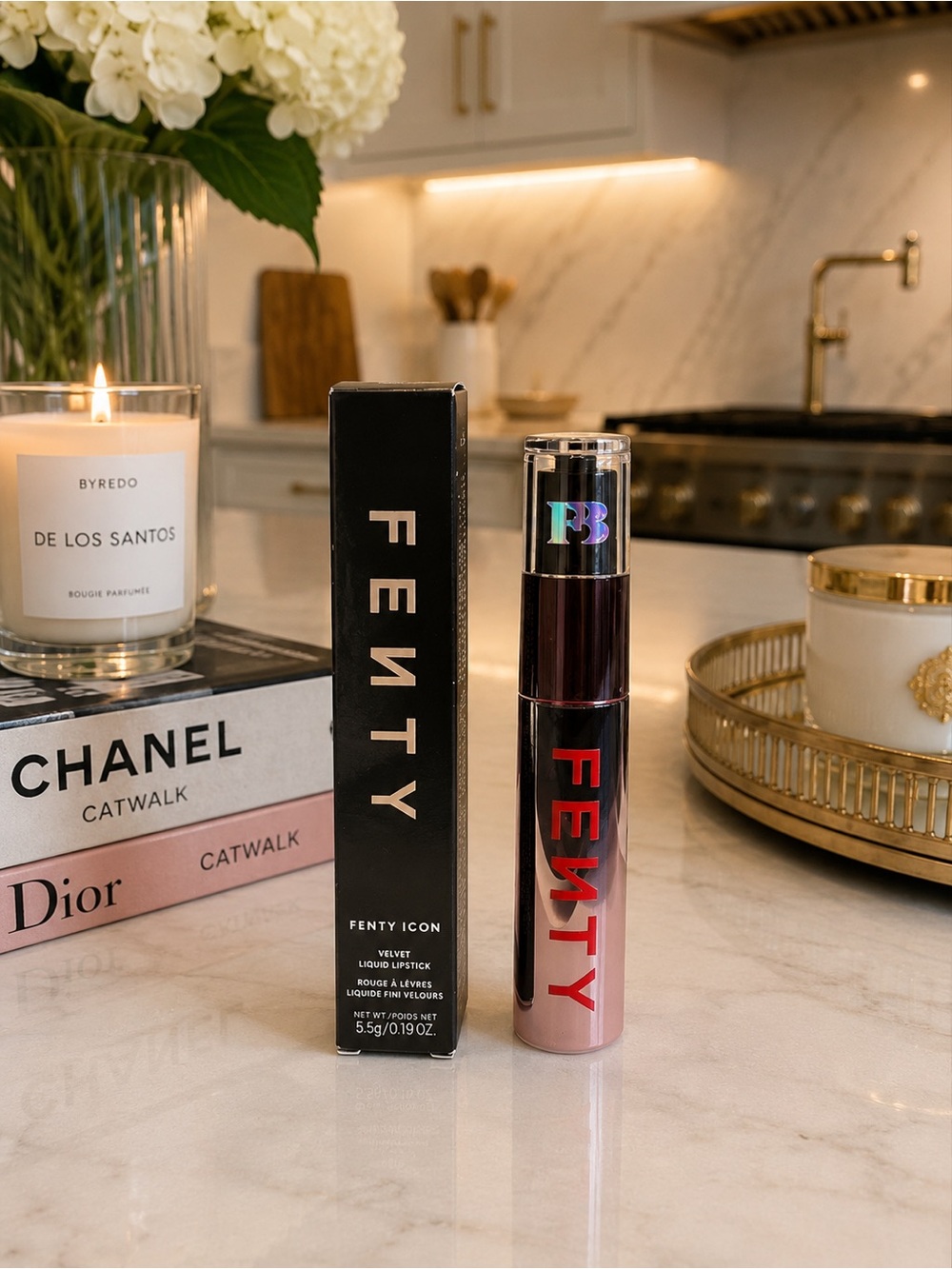 FENTY BEAUTY Icon Velvet Liquid Lipstick The MVP 01 Red NEW Full Size
